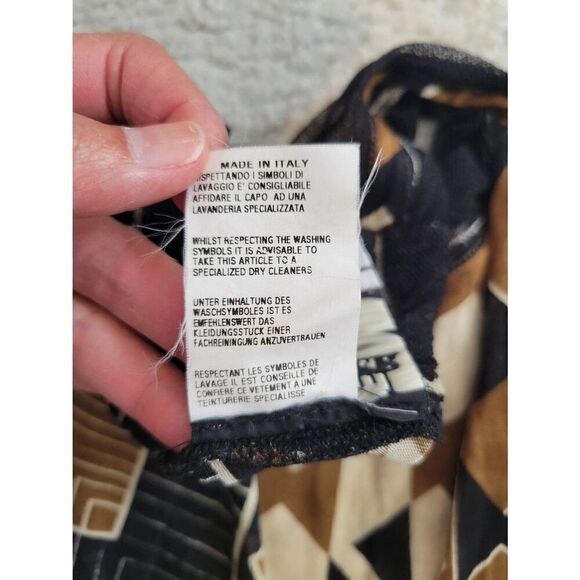 Jean Paul Gautier Vintage Silk Printed Top S - Picture 12 of 12